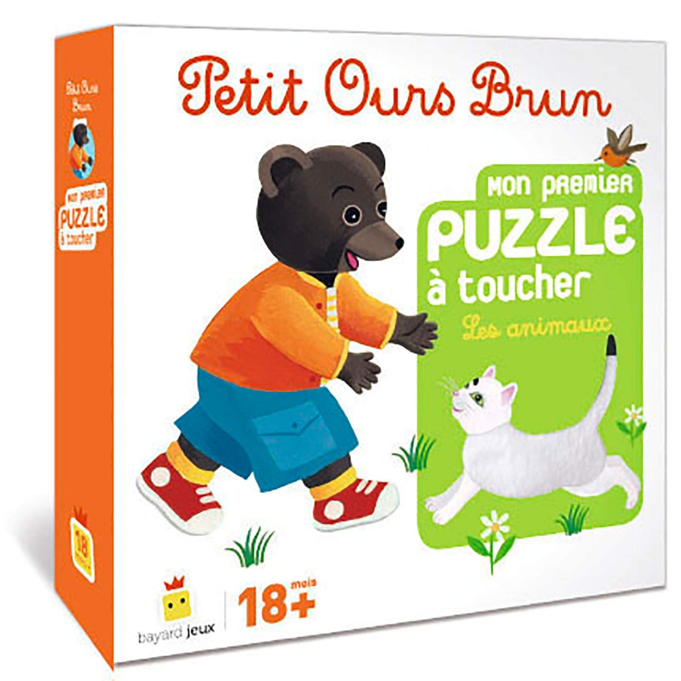 Jeu Petit Ours Brun - Mon premier puzzle à toucher Les animaux book
