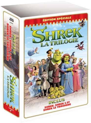 Coffret collector Shrek la trilogie : Shrek 1 - Shrek 2 -Shrek 3 . Edition 6 DVD Movies