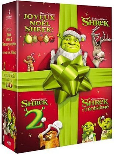 Coffret shrek : shrek 1 à 3 ; joyeux noël shrek Films