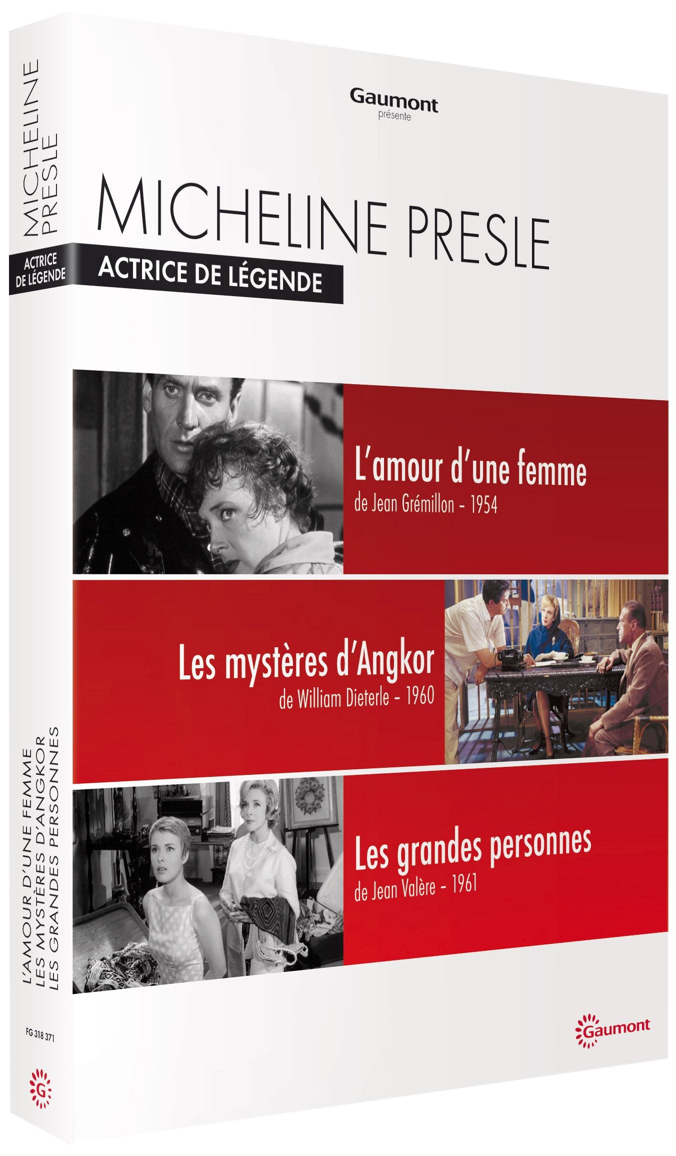 Coffret micheline presle ; l'amour d'une femme ; les mystères d'angkor ; les grandes personnes Movies