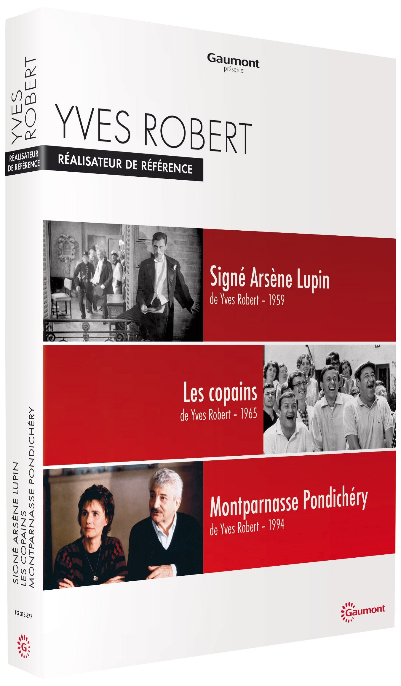 Coffret yves robert : signé arsène lupin ; les copains ; montparnasse - pondichéry Movies