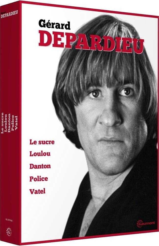 Gérard Depardieu : Le Sucre + Loulou + Danton + Police + Vatel dvd