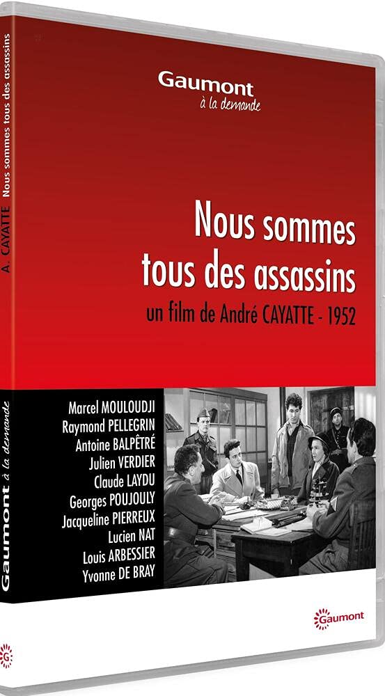 Nous sommes tous des assassins dvd