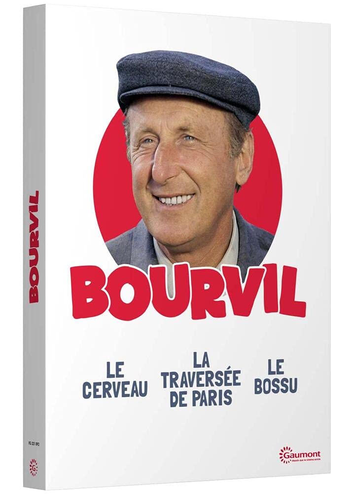 Bourvil : Le cerveau + La traversée de Paris + Le Bossu dvd