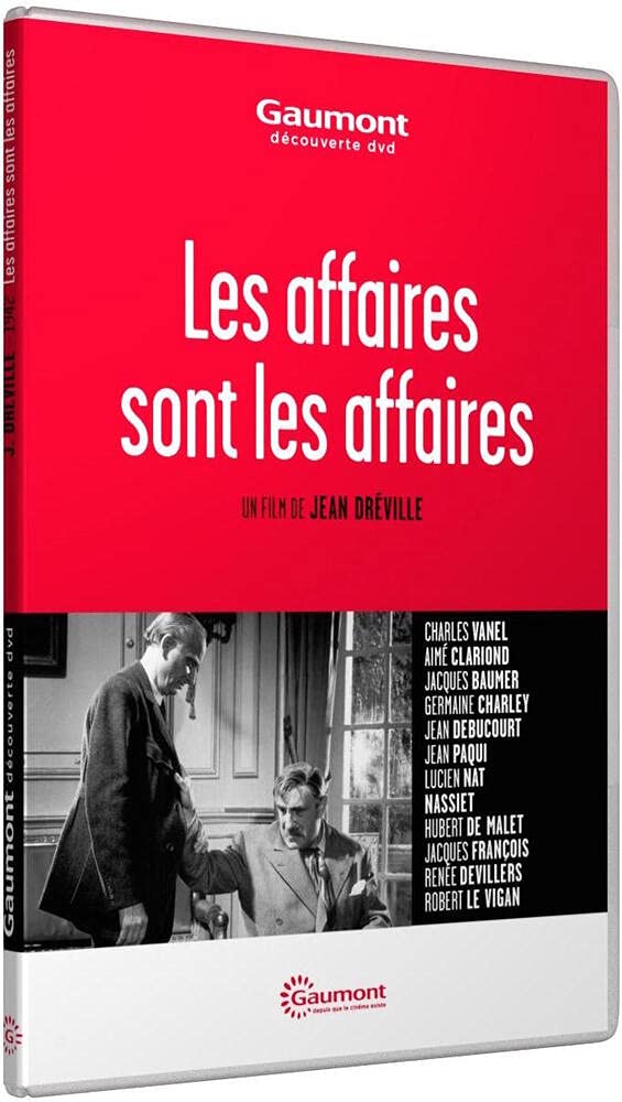 Les Affaires sont les affaires dvd