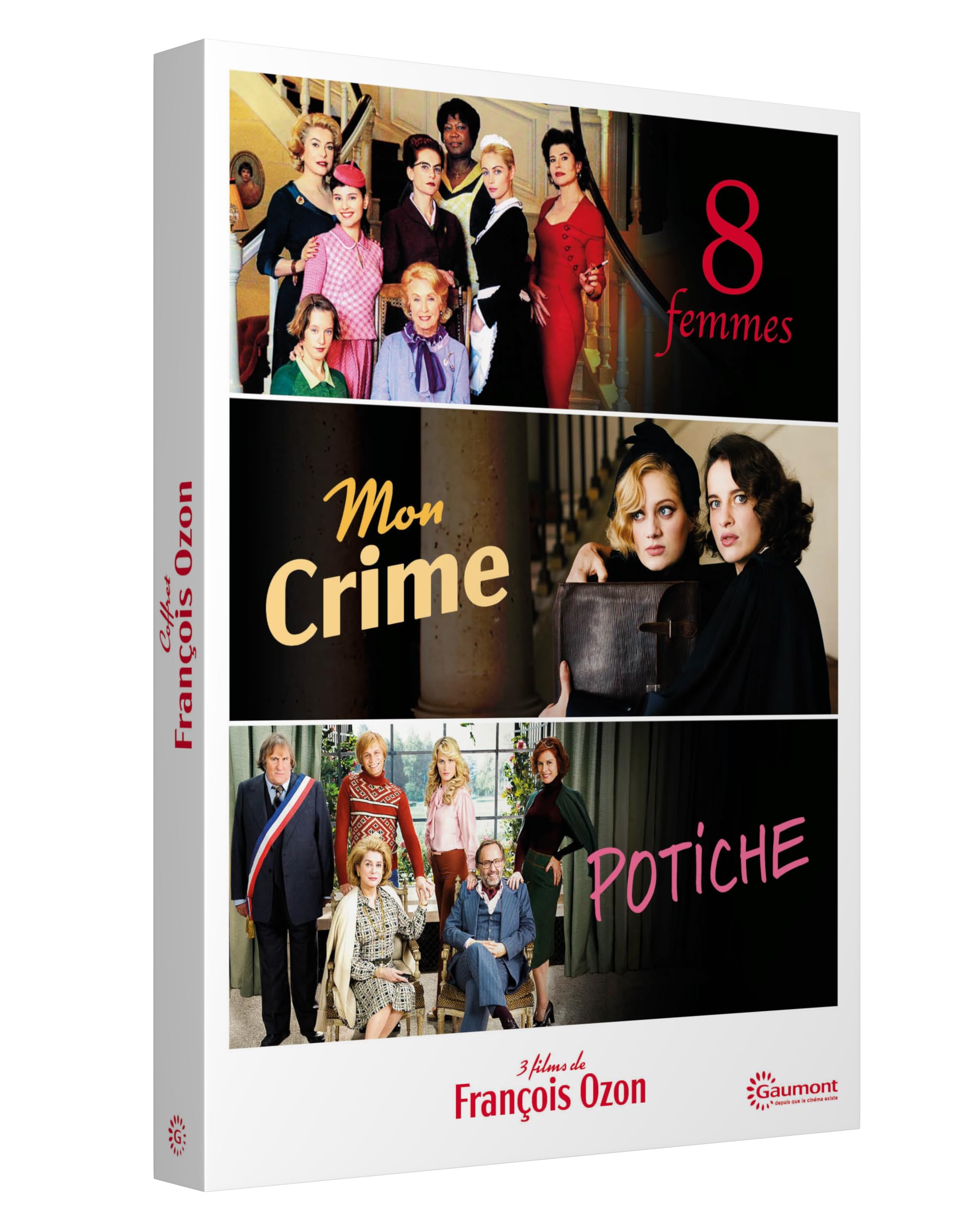 3 Films de François Ozon : 8 Femmes + Mon Crime + Potiche dvd