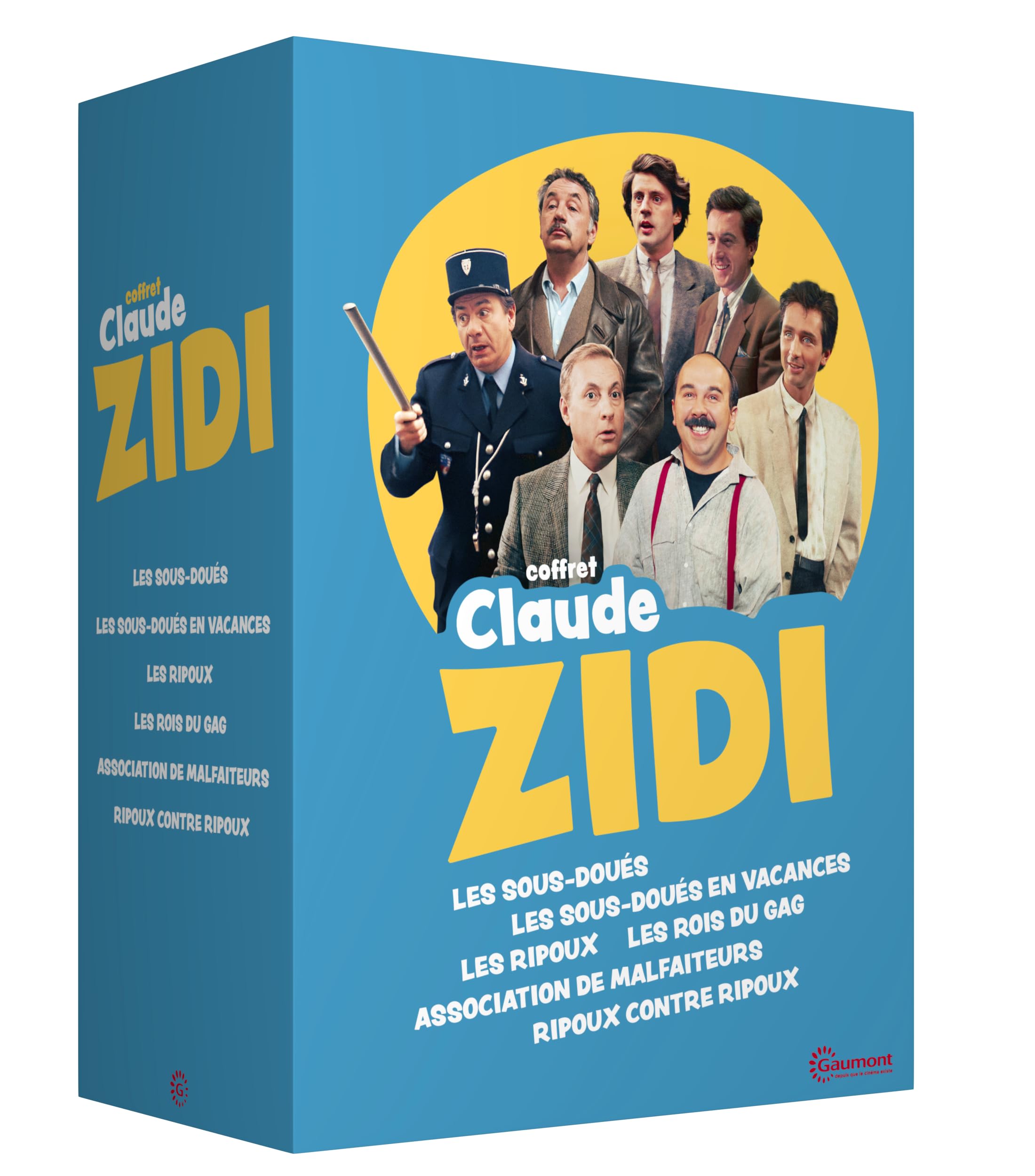 Coffret Claude Zidi-6 Films dvd