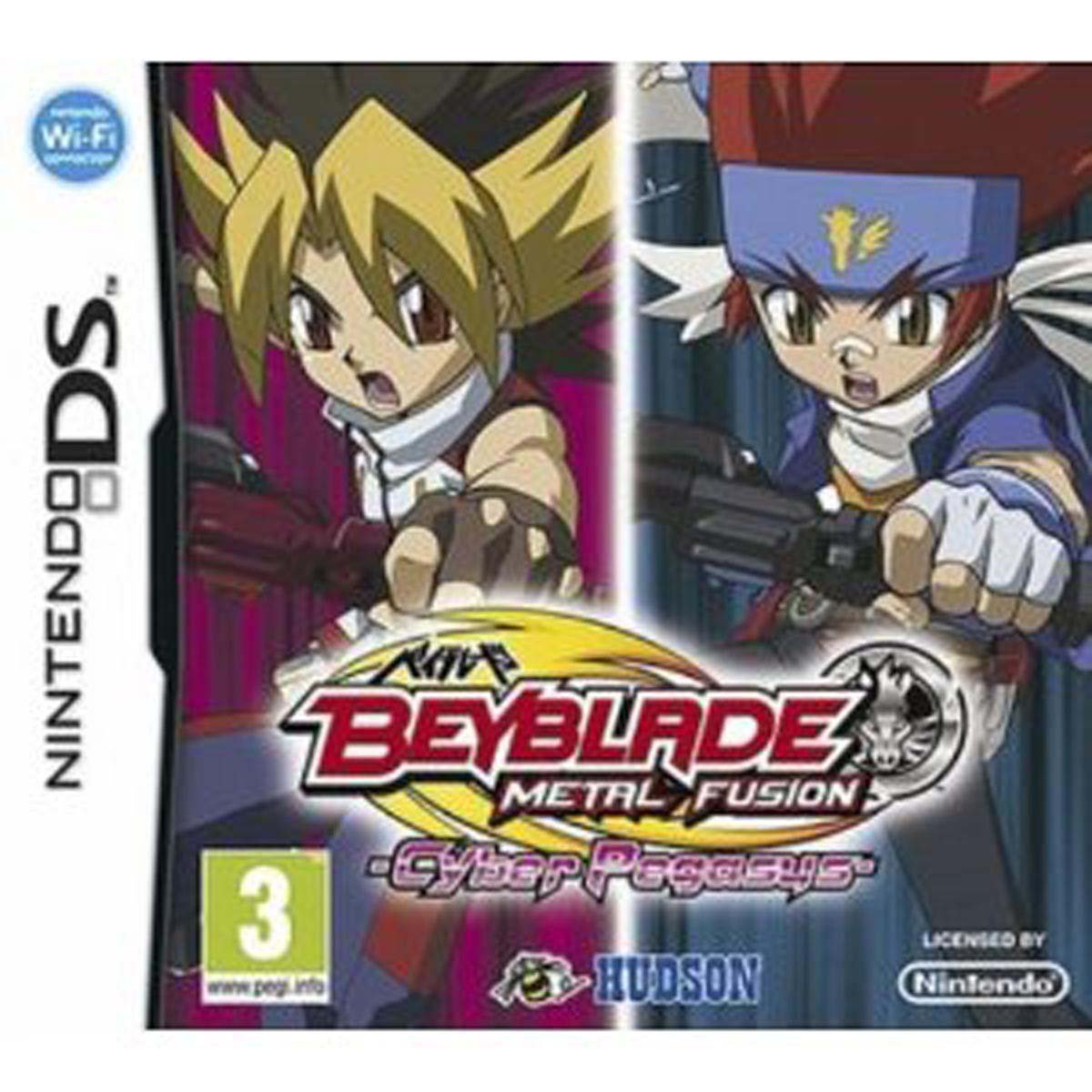 Beyblade Metal Fusion: Cyber Pegasus + Kreisel Nintendo DS