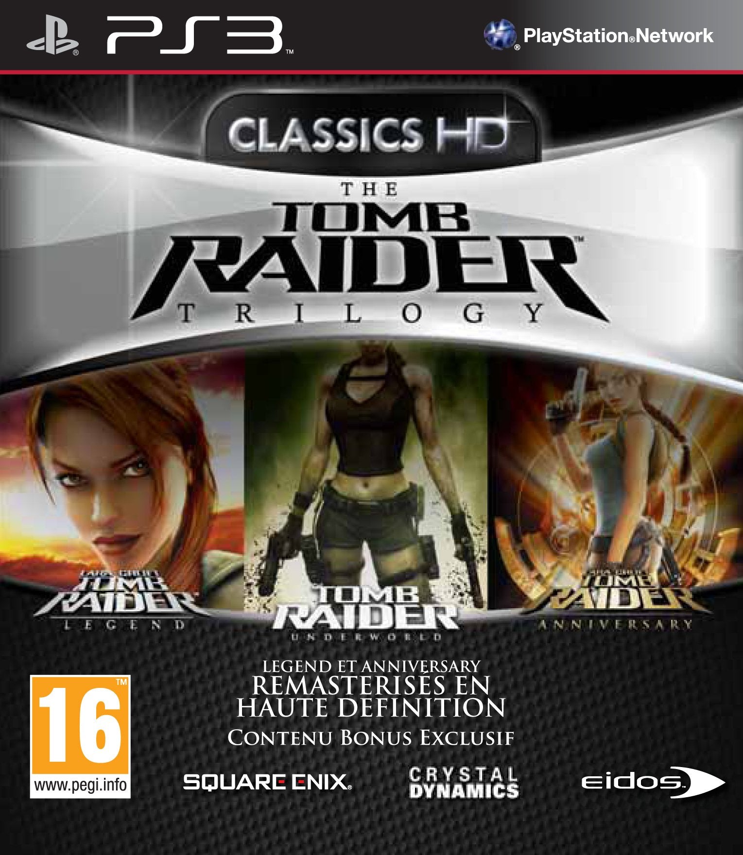 Tomb Raider Trilogy (Legend + Anniversary + Underworld) PlayStation 3