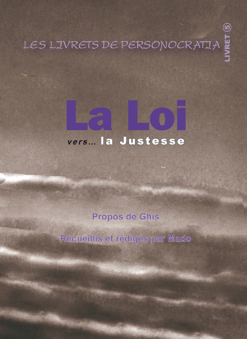 La loi vers... La justesse - Livret 5 book