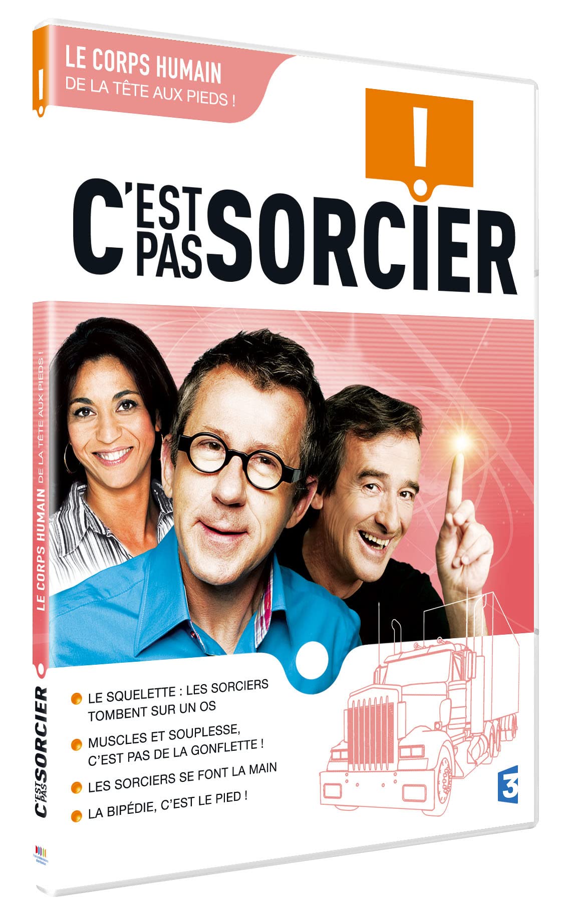 C'est pas sorcier - Le corps humain, de la tête aux pieds ! dvd