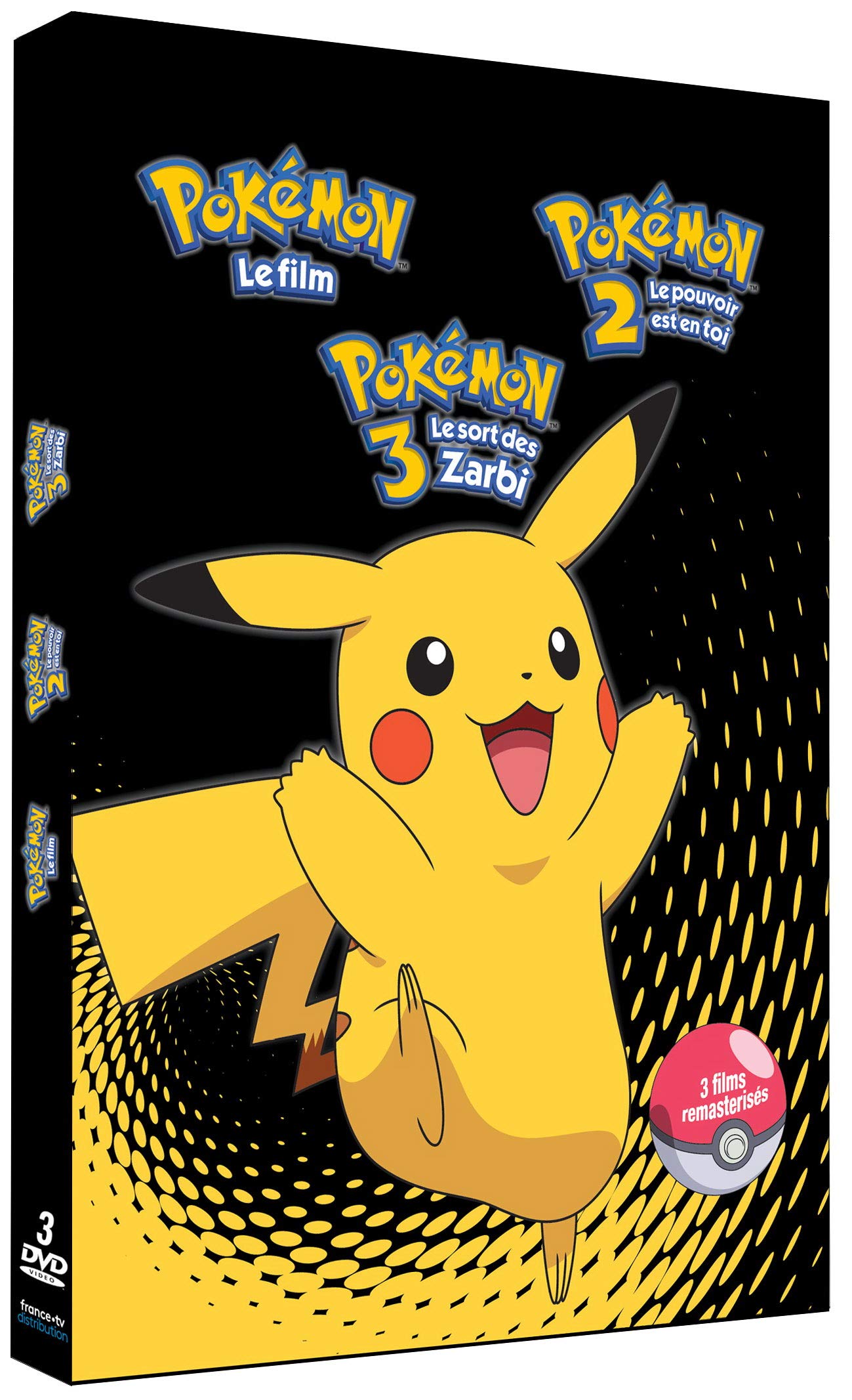 Pokémon - Coffret : Le film 1 - Mewtwo contre Mew + Le film 2 - Le pouvoir est en toi + Le film 3 - Le sort des Zarbi Box sets