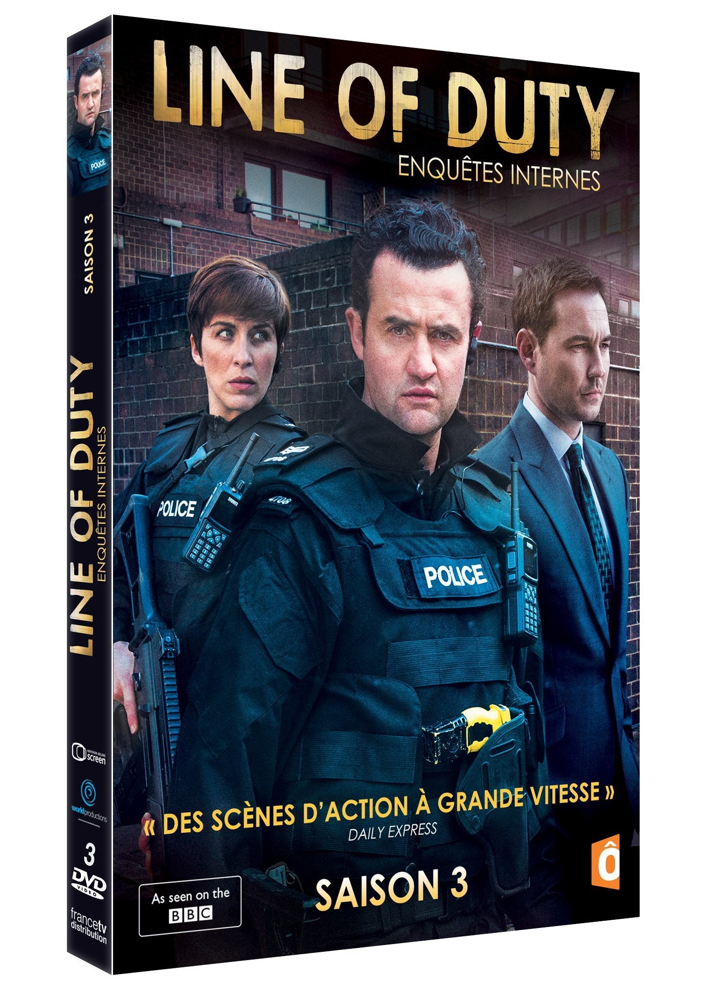 Coffret line of duty, saison 3 Films