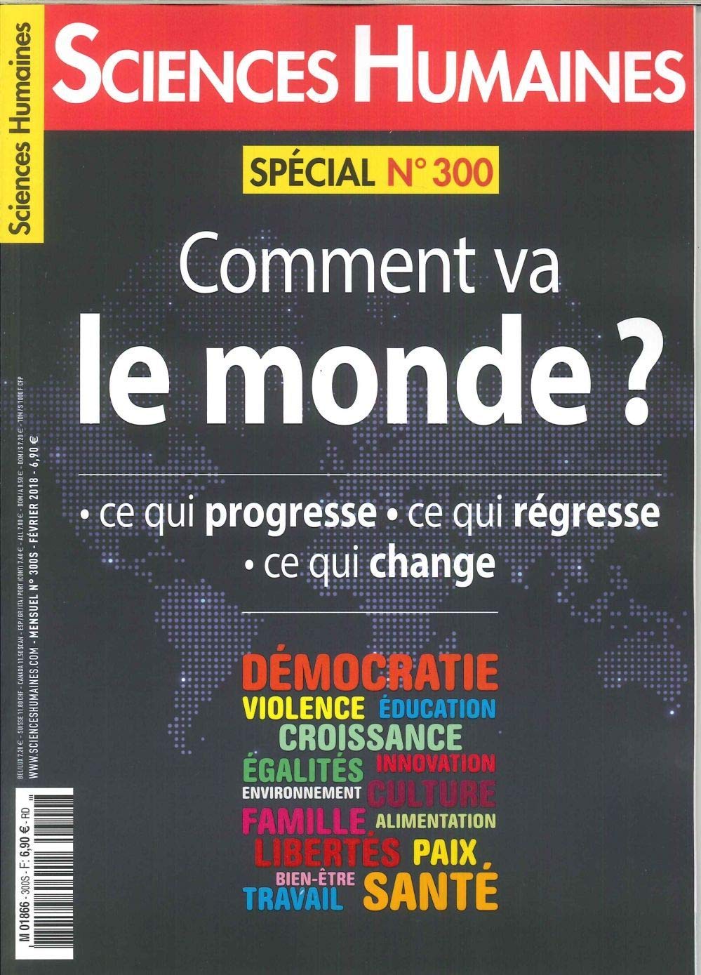 Sciences Humaines N 300 Comment Va le Monde Janvier 2018 Books