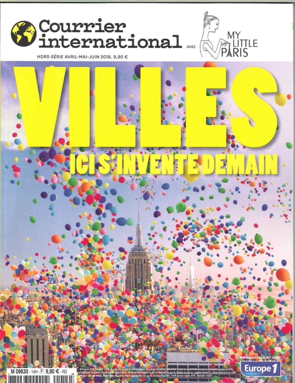 Courrier International Hs N 14 Villes, Ici S'Invente Demain (My Little Paris) - Avril 2018 Architecture