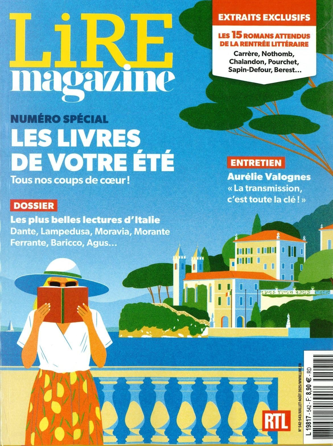 Lire Magazine n°542 : Les livres de votre été - Juillet 2025 book