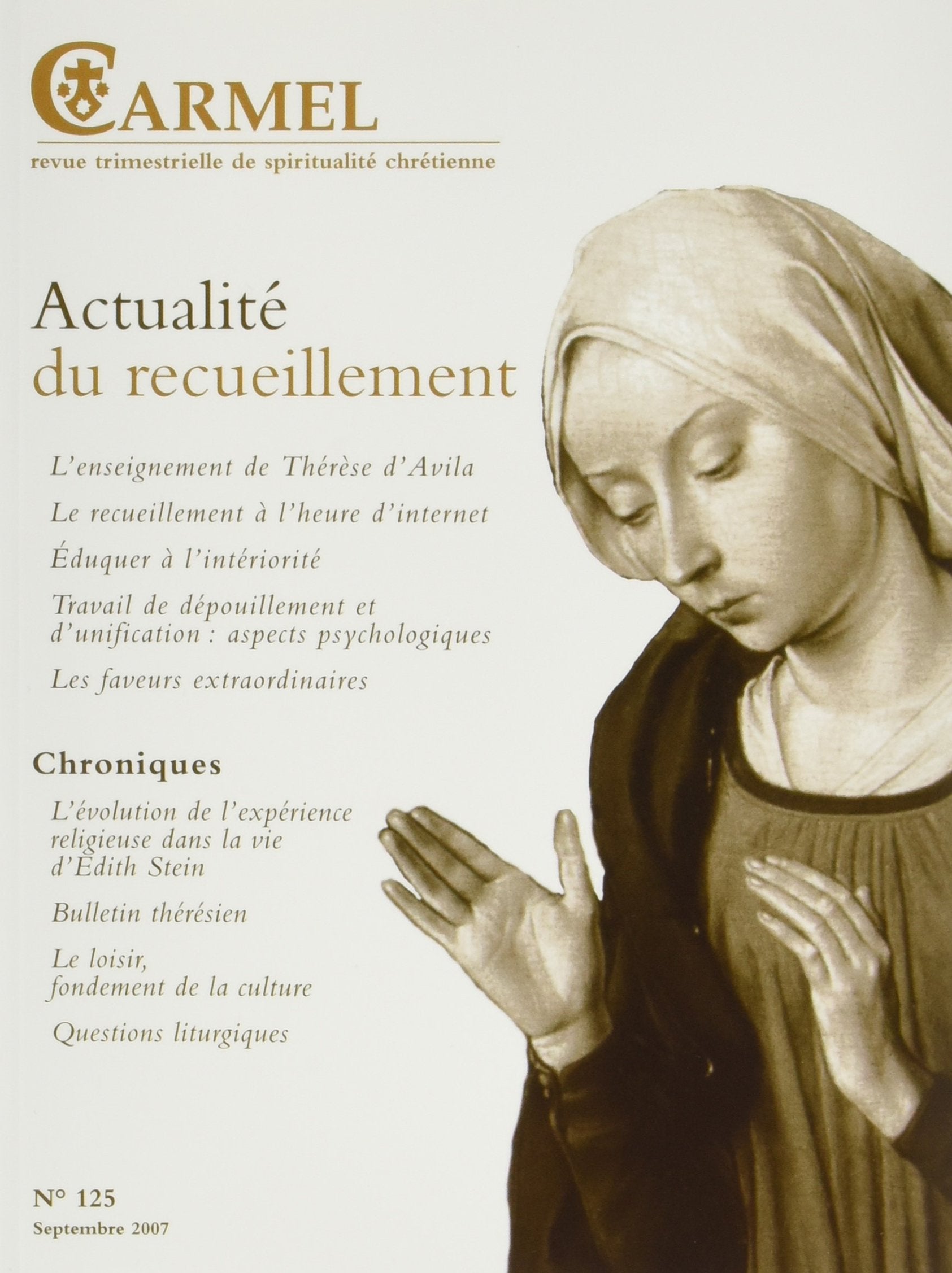 Product Image: Actualité du recueillement