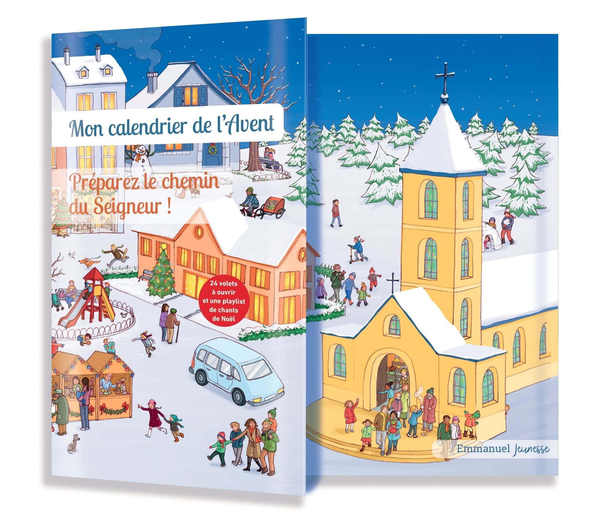 Mon calendrier de l'avent: Préparez le chemin du Seigneur book