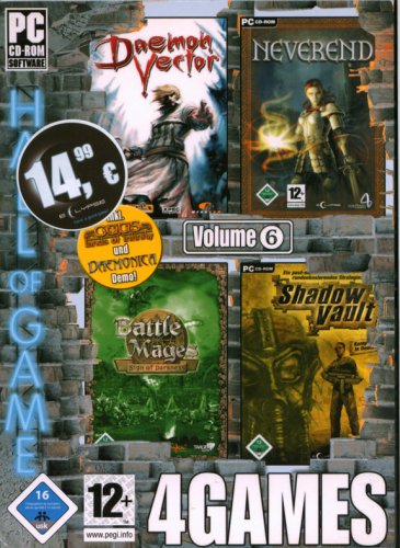 4Games Vol. 6 (Daemon Vector / Neverend / Battle Mages - Sign of Darkness / Shadow Vault) PC