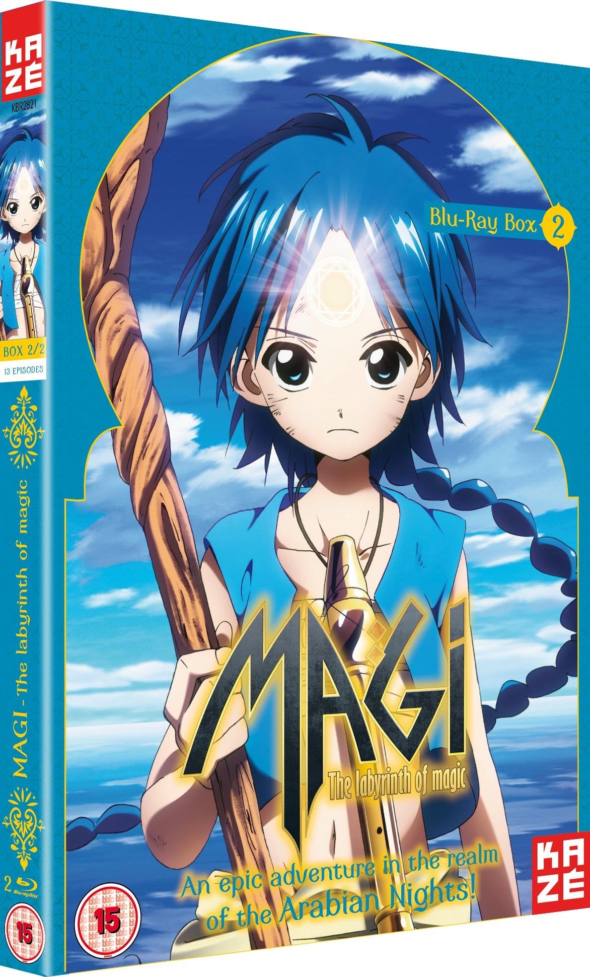 Magi The Labyrinth of Magic-Season 1 Part 2 Blu-Ray dvd