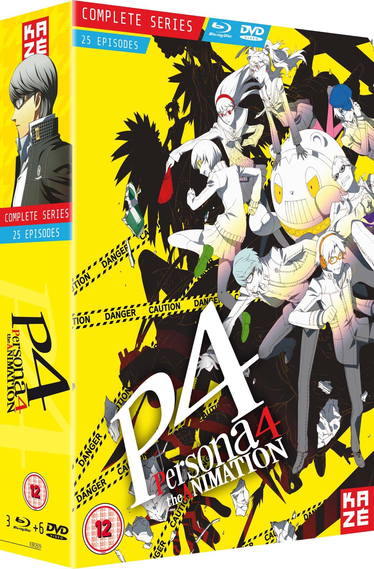 Persona 4 The Animation - Complete Season Box Set (Episodes 1-25) - Blu-ray/DVD Combo Pack Box sets