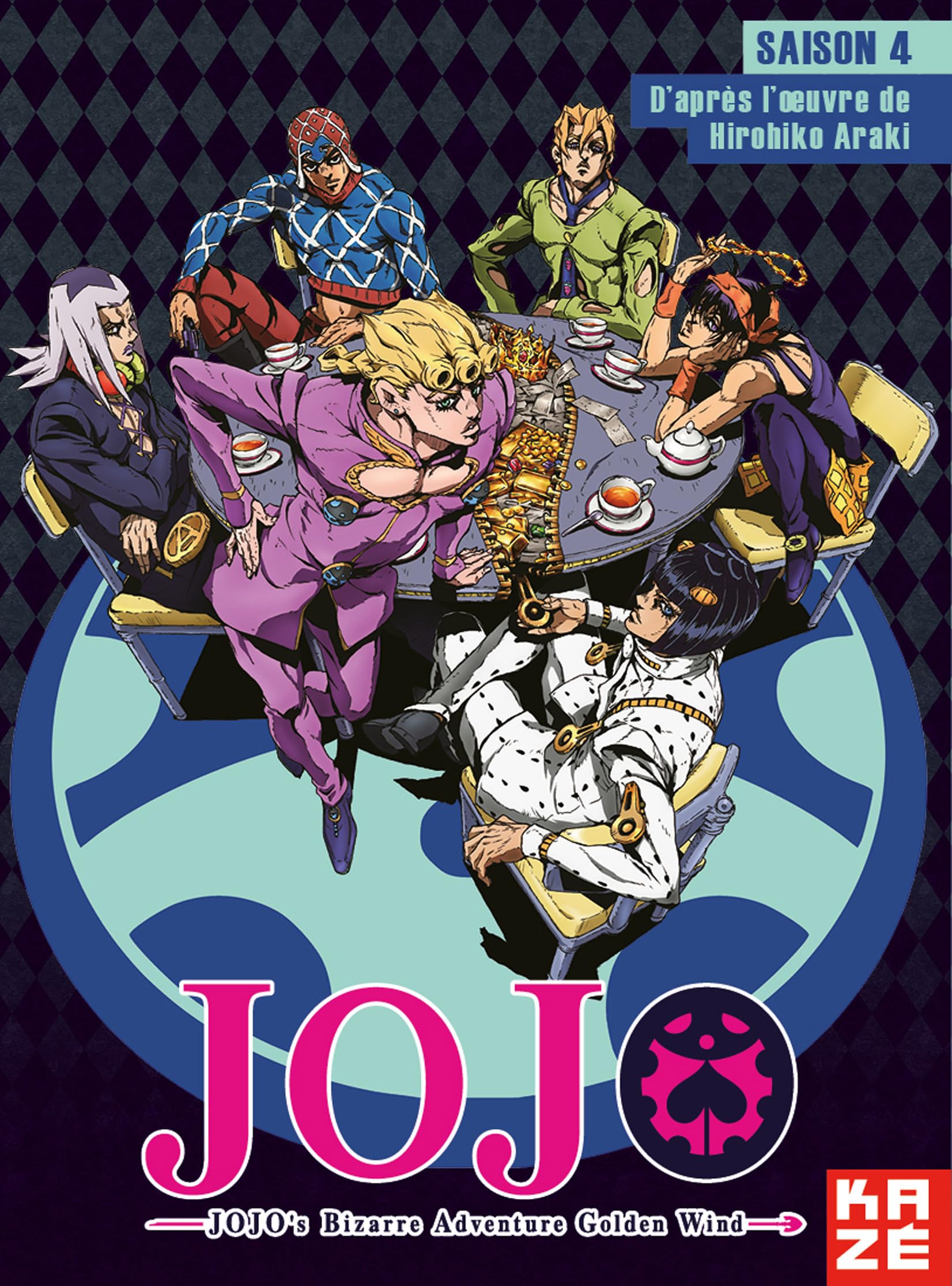 JoJo's Bizarre Adventure - Saison 4 : Golden Wind, Box 1/2 dvd