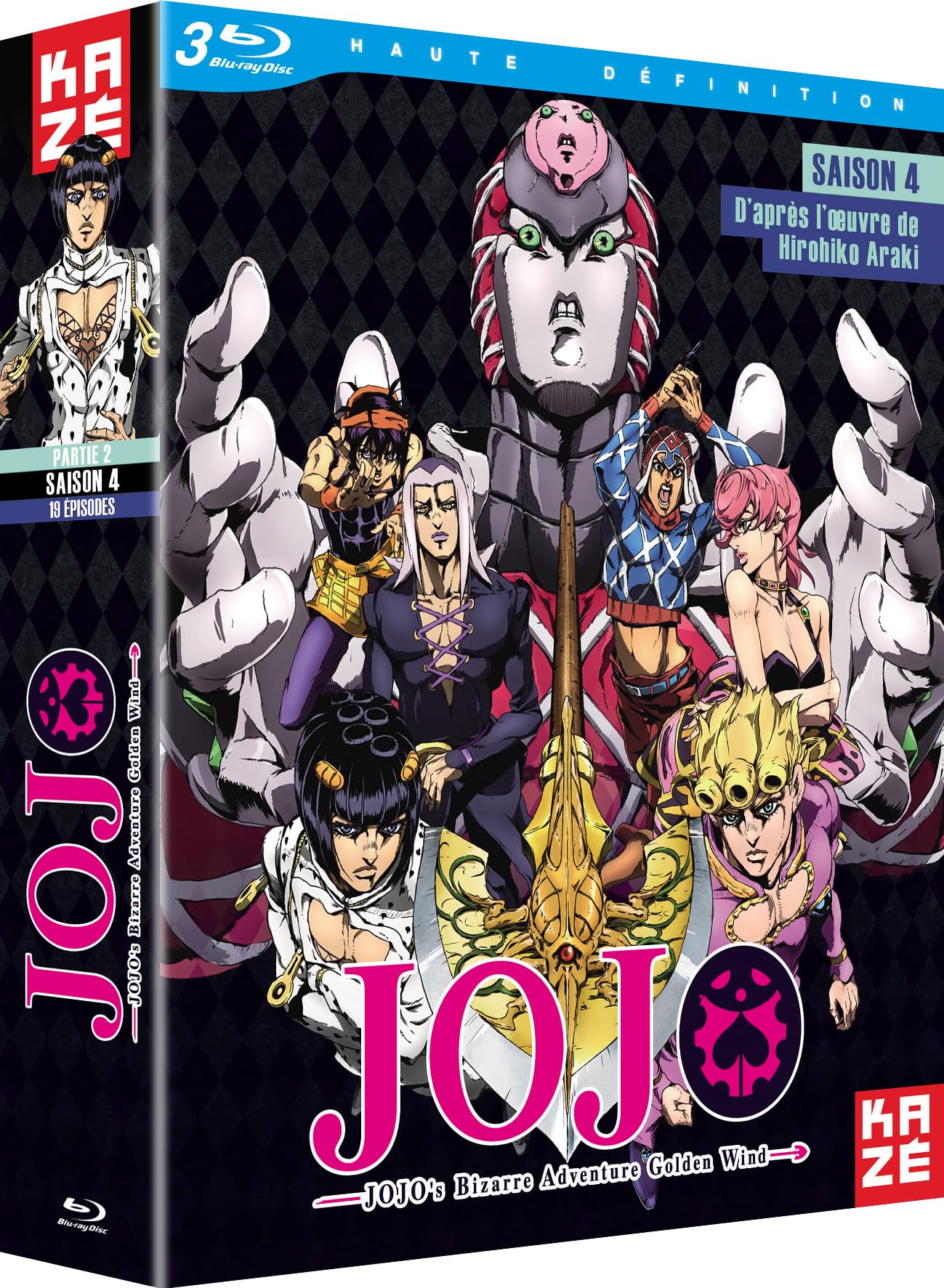 JoJo's Bizarre Adventure - Saison 4 : Golden Wind, Box 2/2 dvd
