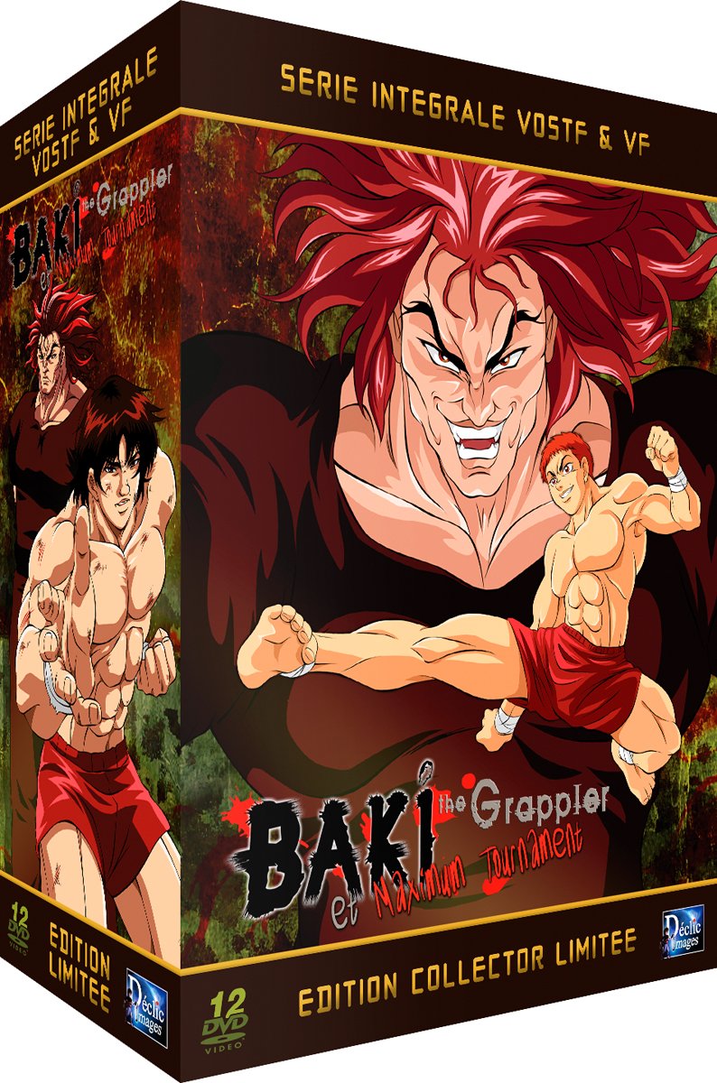 Baki The Grappler - Intégrale - Edition Collector Limitée (12 DVD + Livrets) dvd
