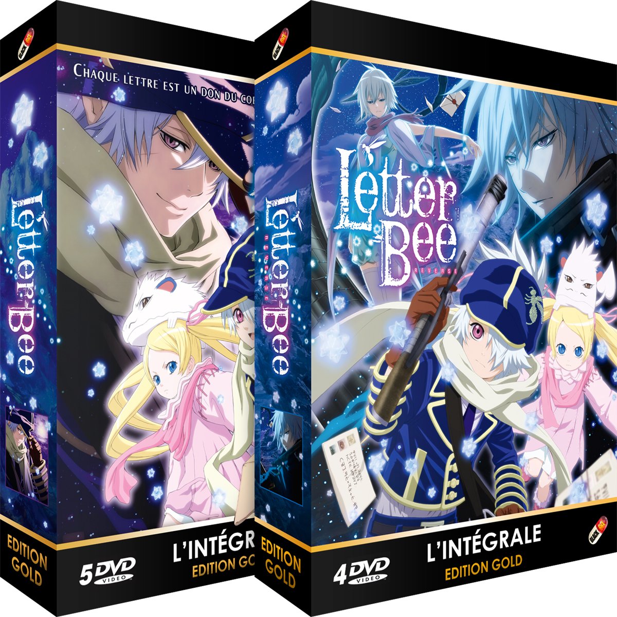 Letter Bee & Reverse-Intégrale-Edition Gold-2 Coffrets (9 DVD + Livret) dvd