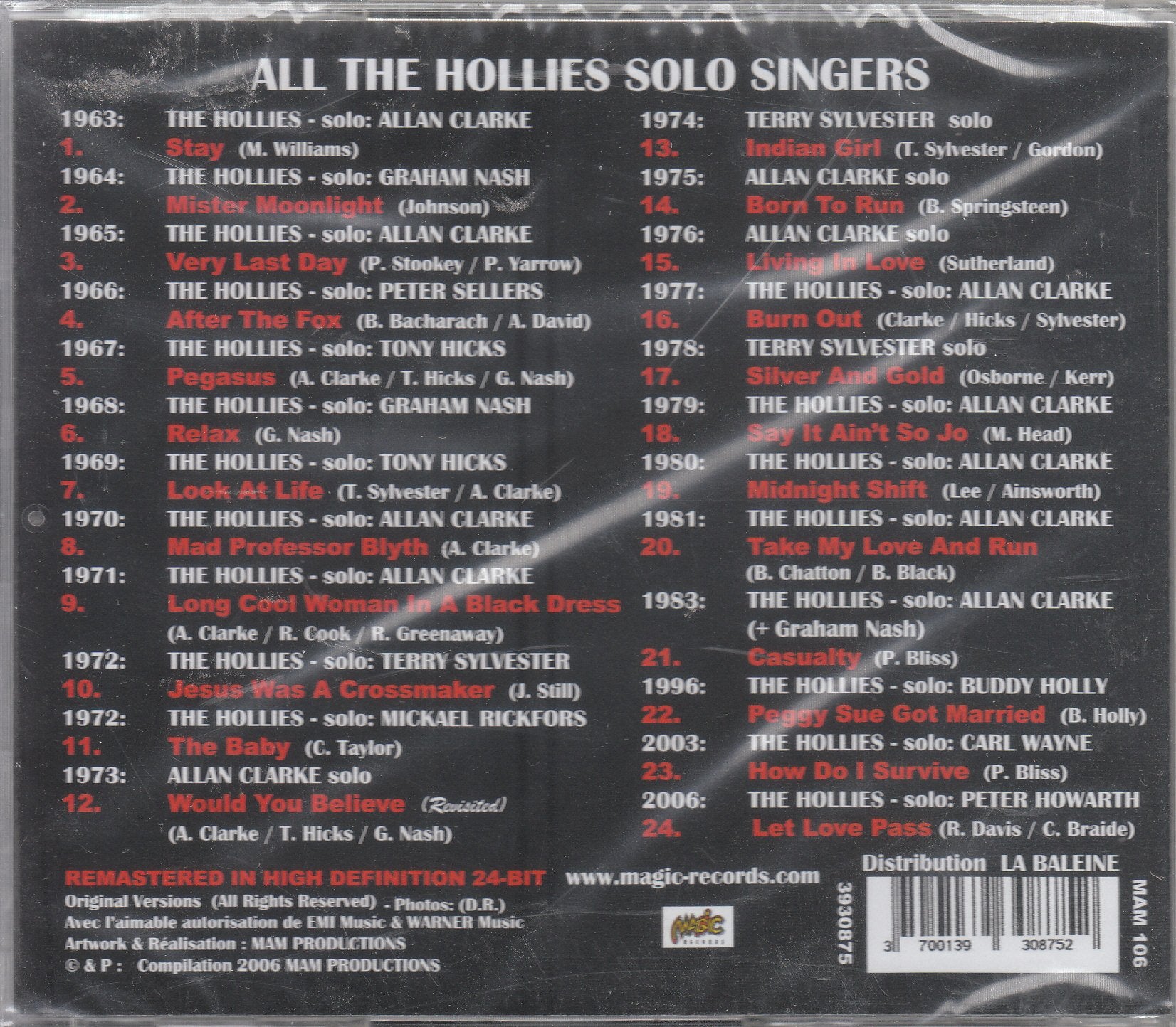 All the Hollies Solo Singers Rock