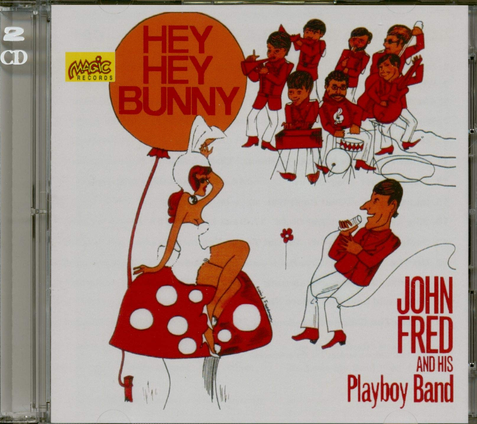 JOHN FRED & HIS PLAYBOY BAND - HEY ! HEY ! BUNNY - 2 CD Music