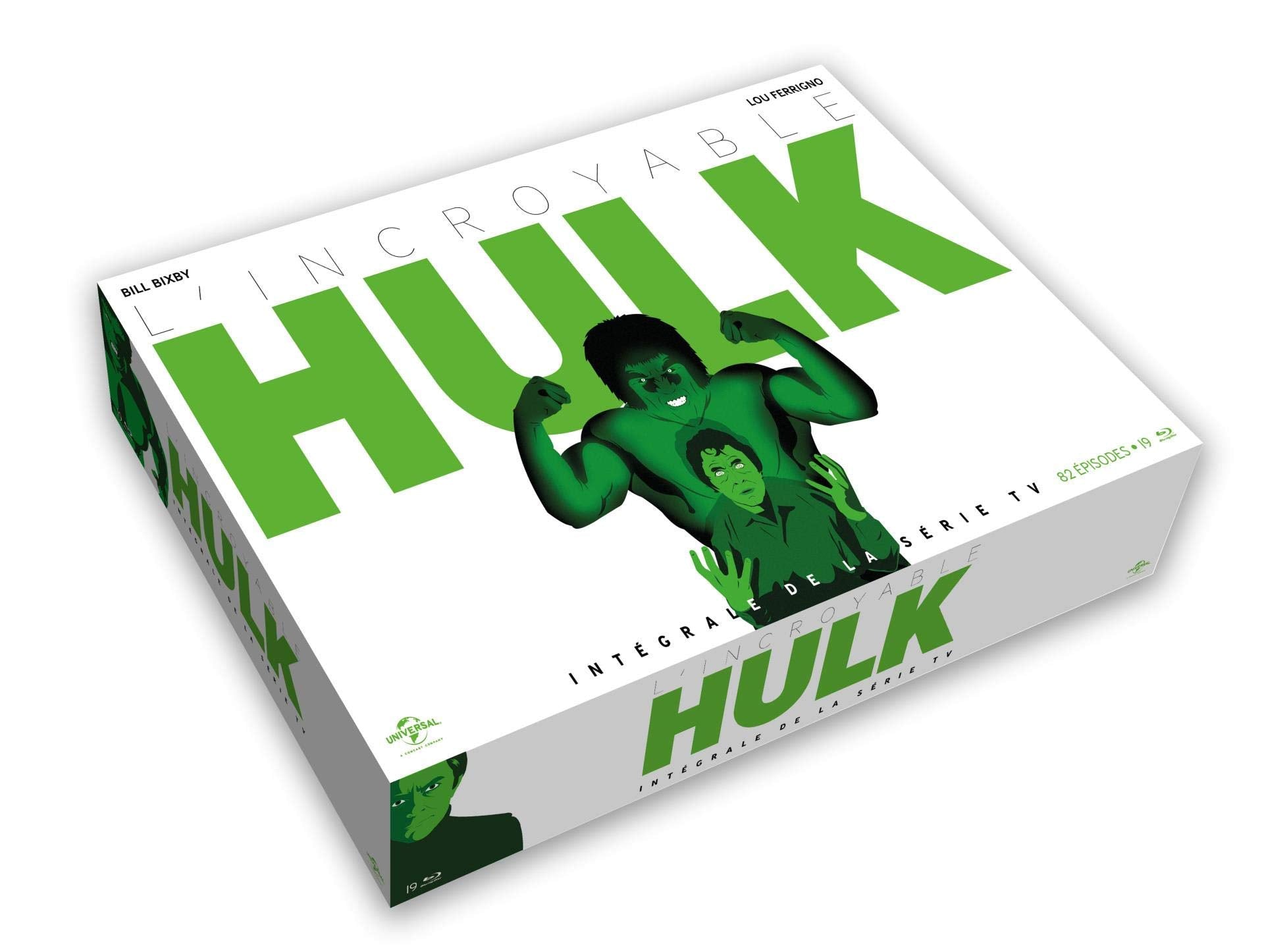 Edition officielle française - L'Incroyable Hulk - L'Intégrale édition collector - Coffret 19 Blu-ray dvd