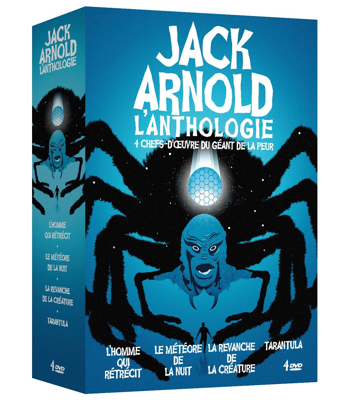 Edition française officielle - Jack Arnold, l'anthologie - 4 chefs-d'oeuvre du géant de la peur - Coffret 4 DVD dvd