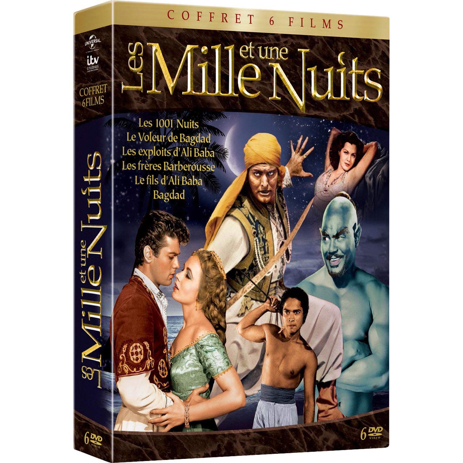 Edition française officielle - Les 1001 Nuits : Coffret - Coffret 6 DVD dvd
