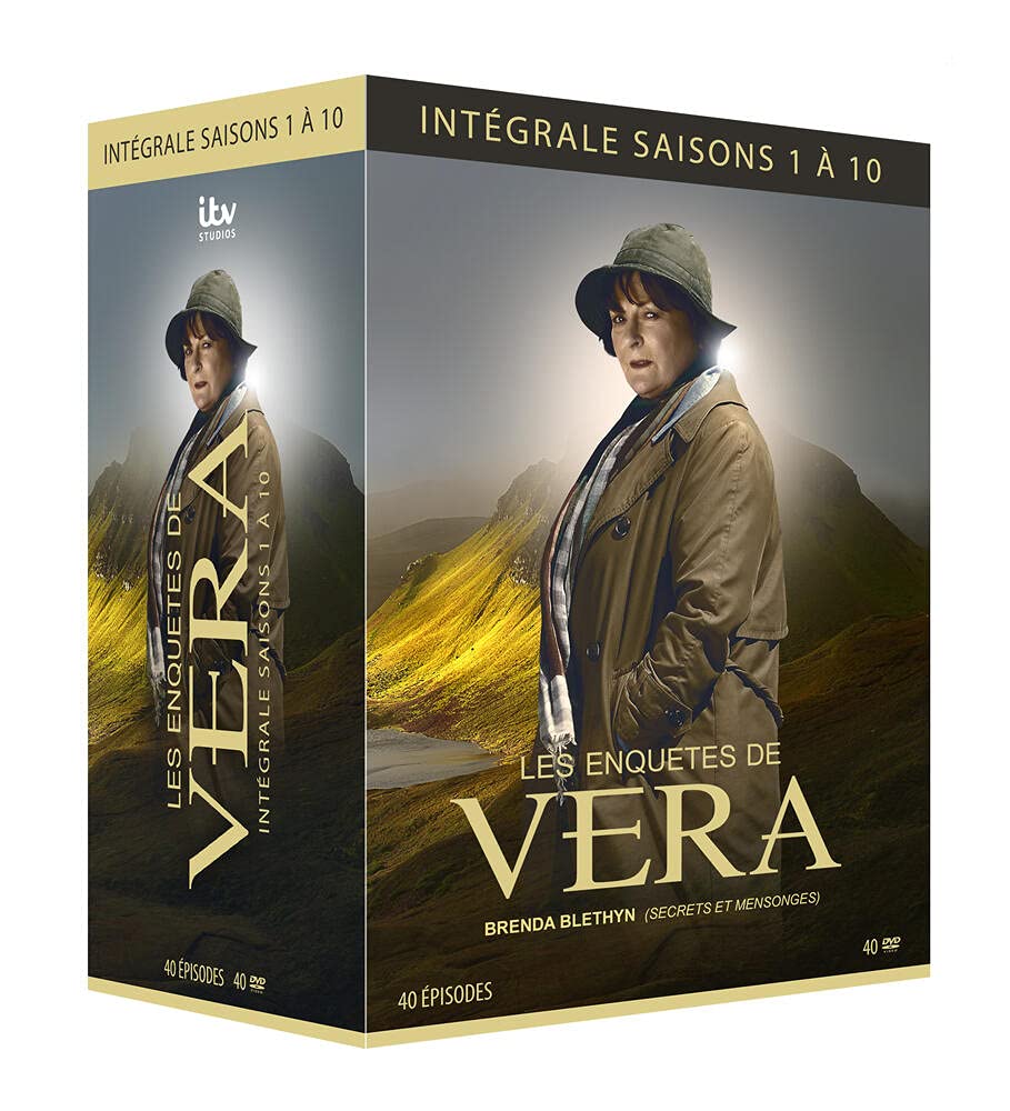 Edition française officielle - Les Enquêtes de Vera - Intégrale saisons 1-10 - Coffret 40 DVD dvd