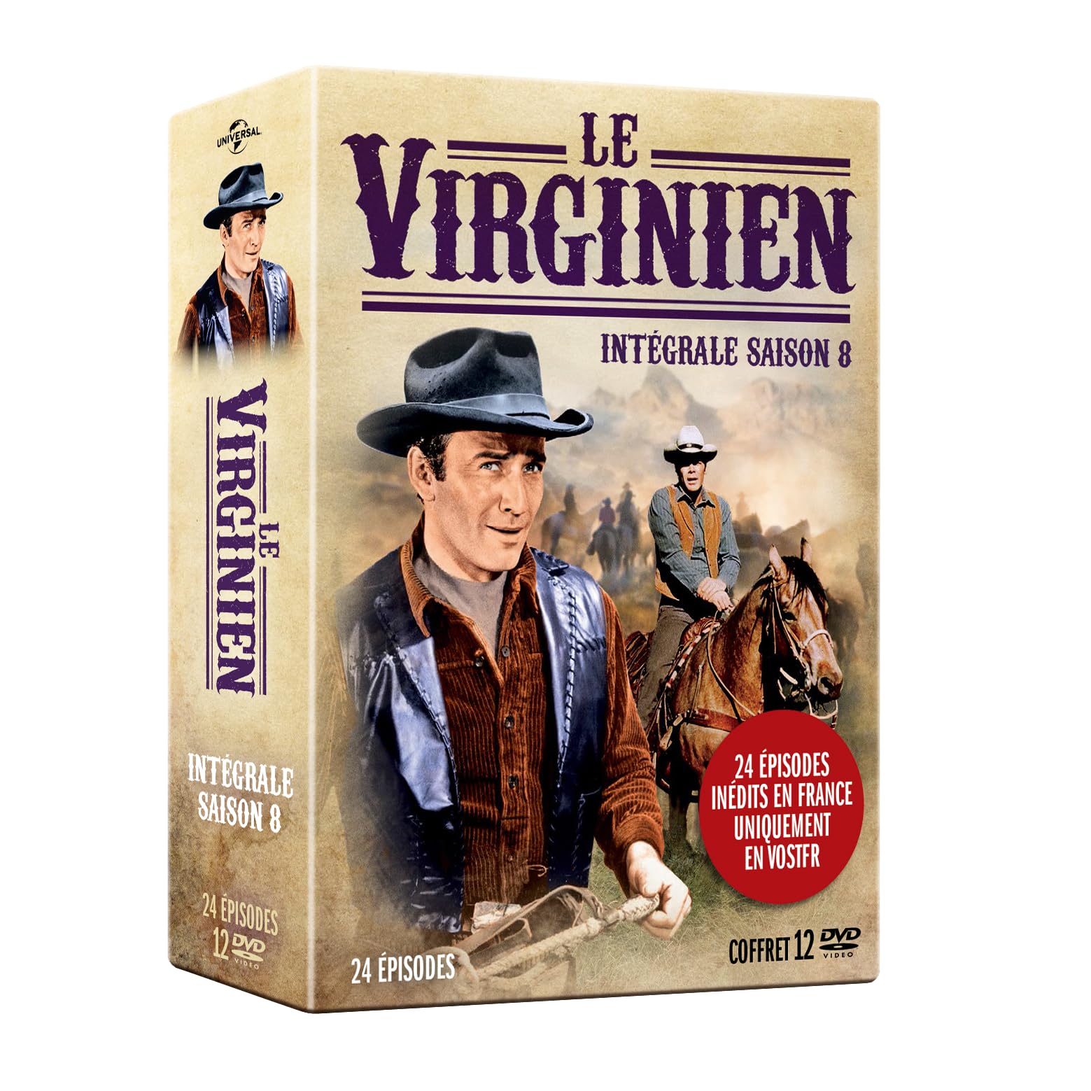 Edition française officielle - Le Virginien - Intégrale saison 8 - Coffret 12 DVD dvd