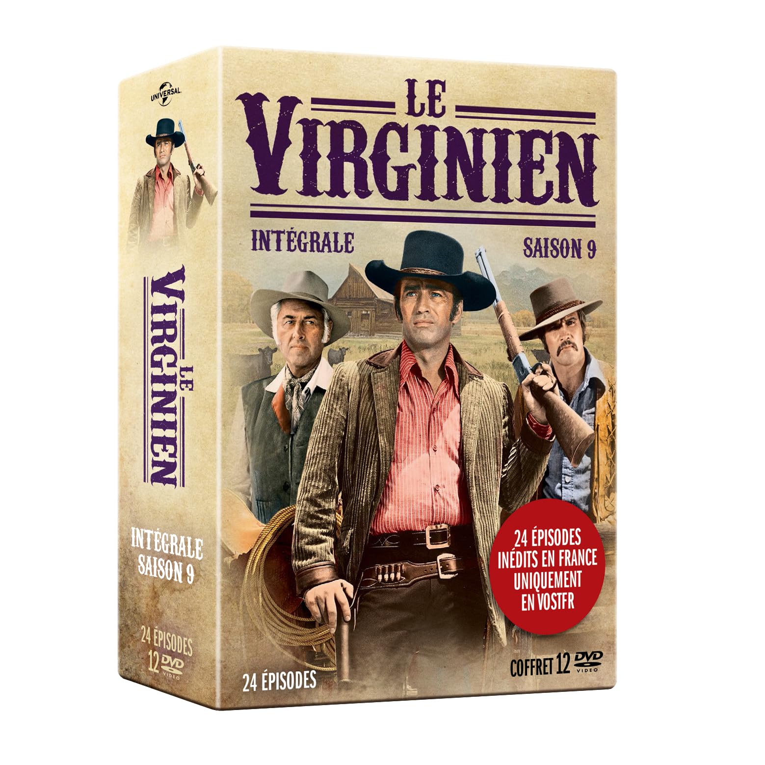 Edition française officielle - Le Virginien - Intégrale saison 9 - Coffret 12 DVD dvd