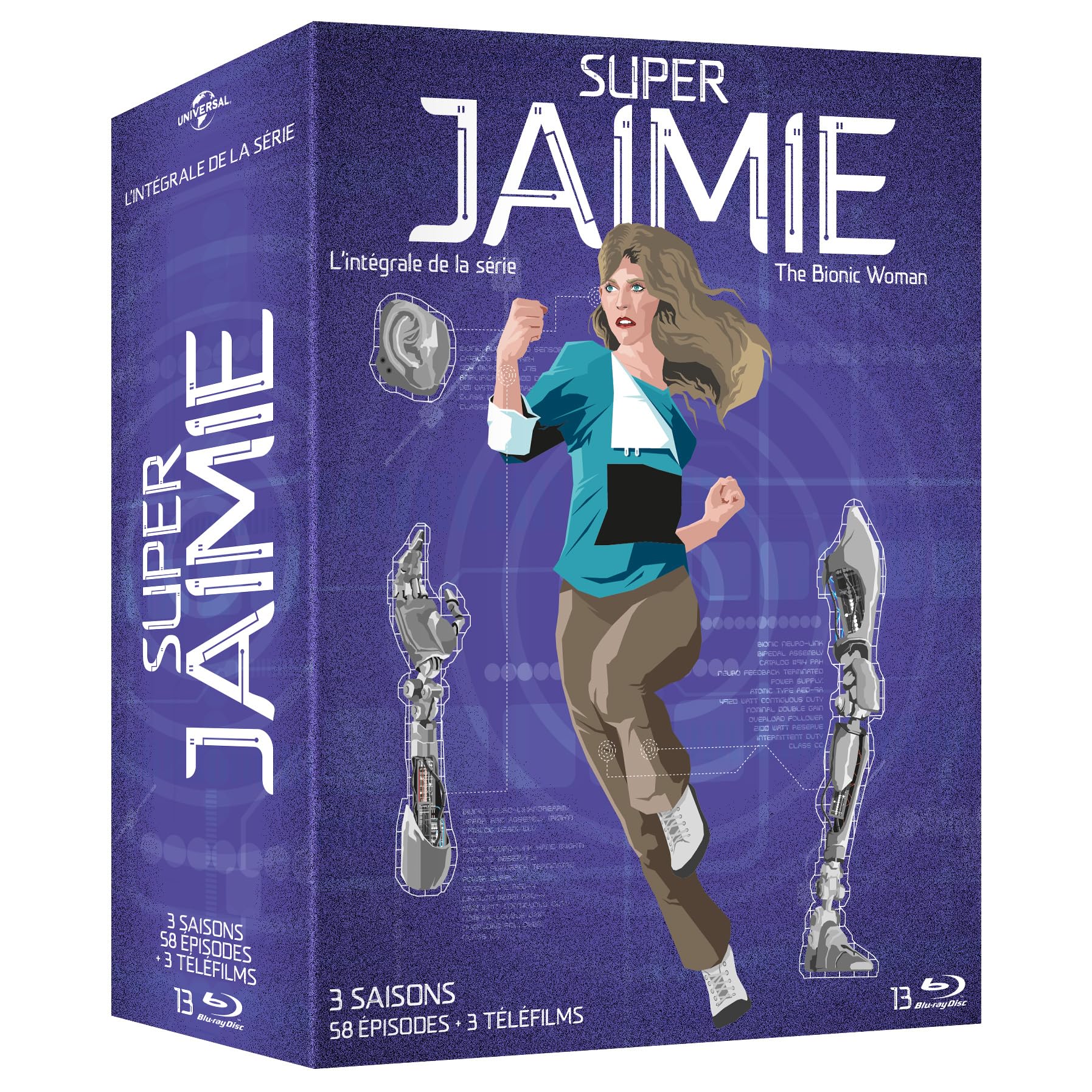 Edition française officielle - Super Jaimie - L'intégrale saisons 1 à 3 - Coffret 13 blu-ray + livret 52 pages Box sets