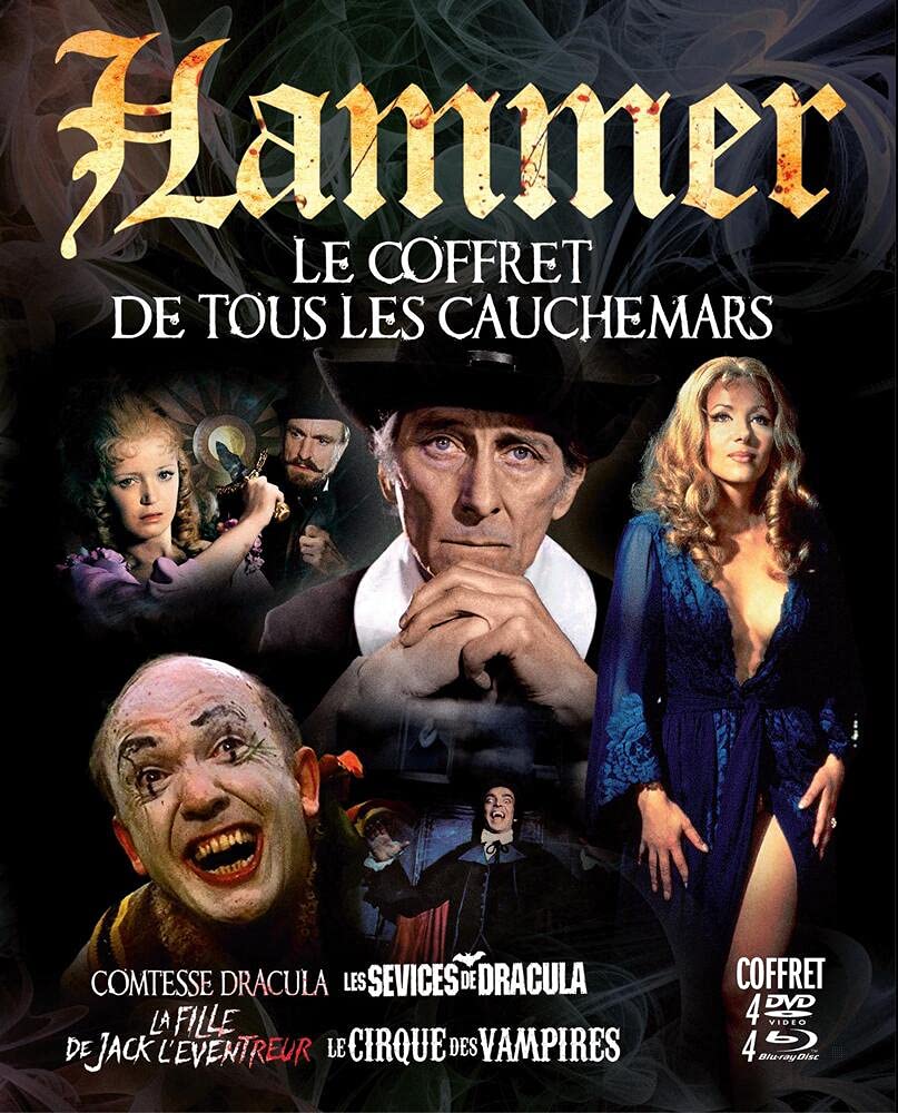 Le coffret de tous les cauchemars -Combo 4 Blu-ray + 4 DVD + CD dvd