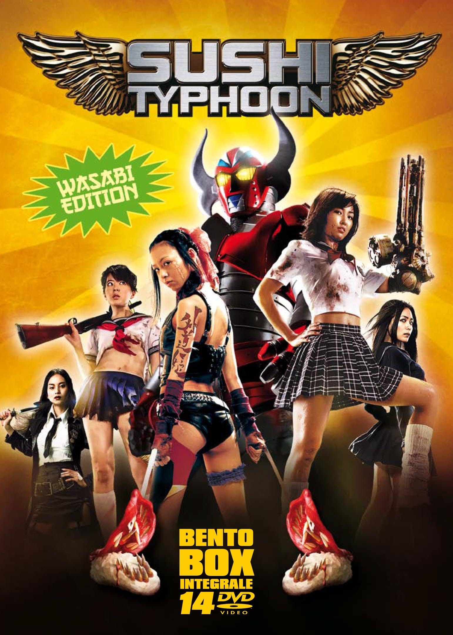 Edition française officielle - Sushi Typhoon Bento Box - Coffret 14 DVD Movies