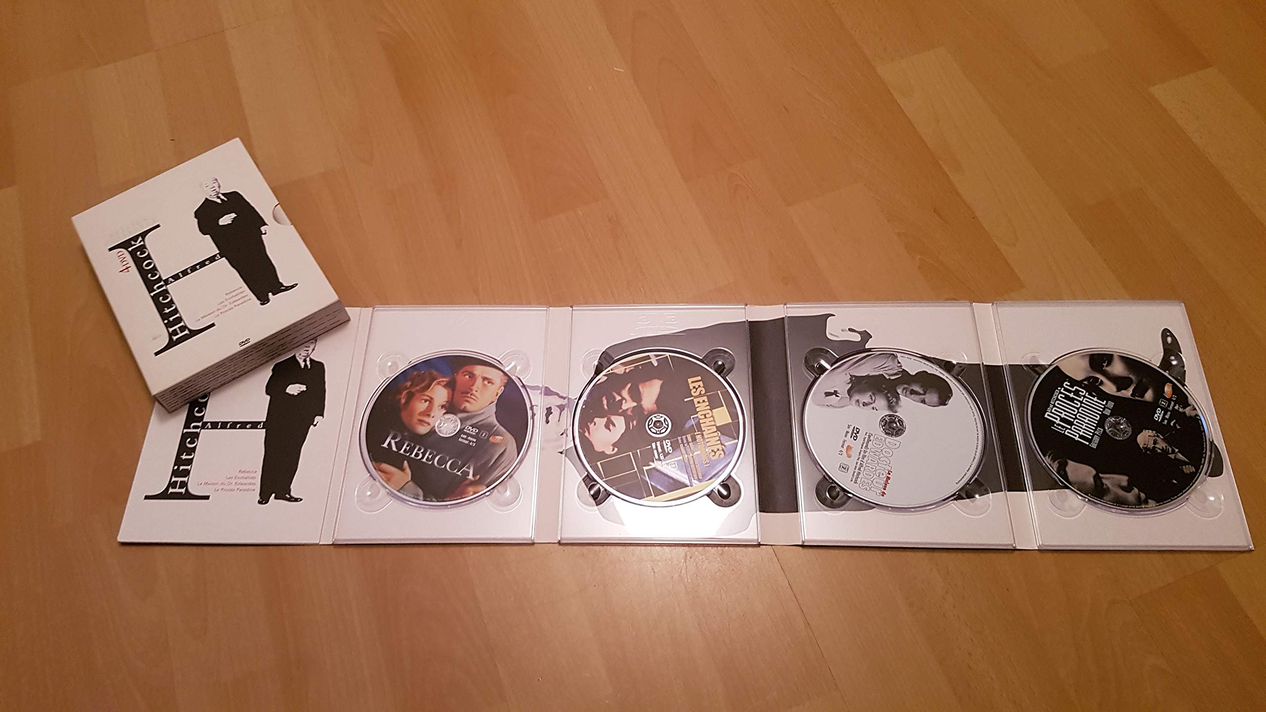 Coffret hitchcock : rebecca ; les enchainés ; la maison du dr edwardes ; procés paradine Movies