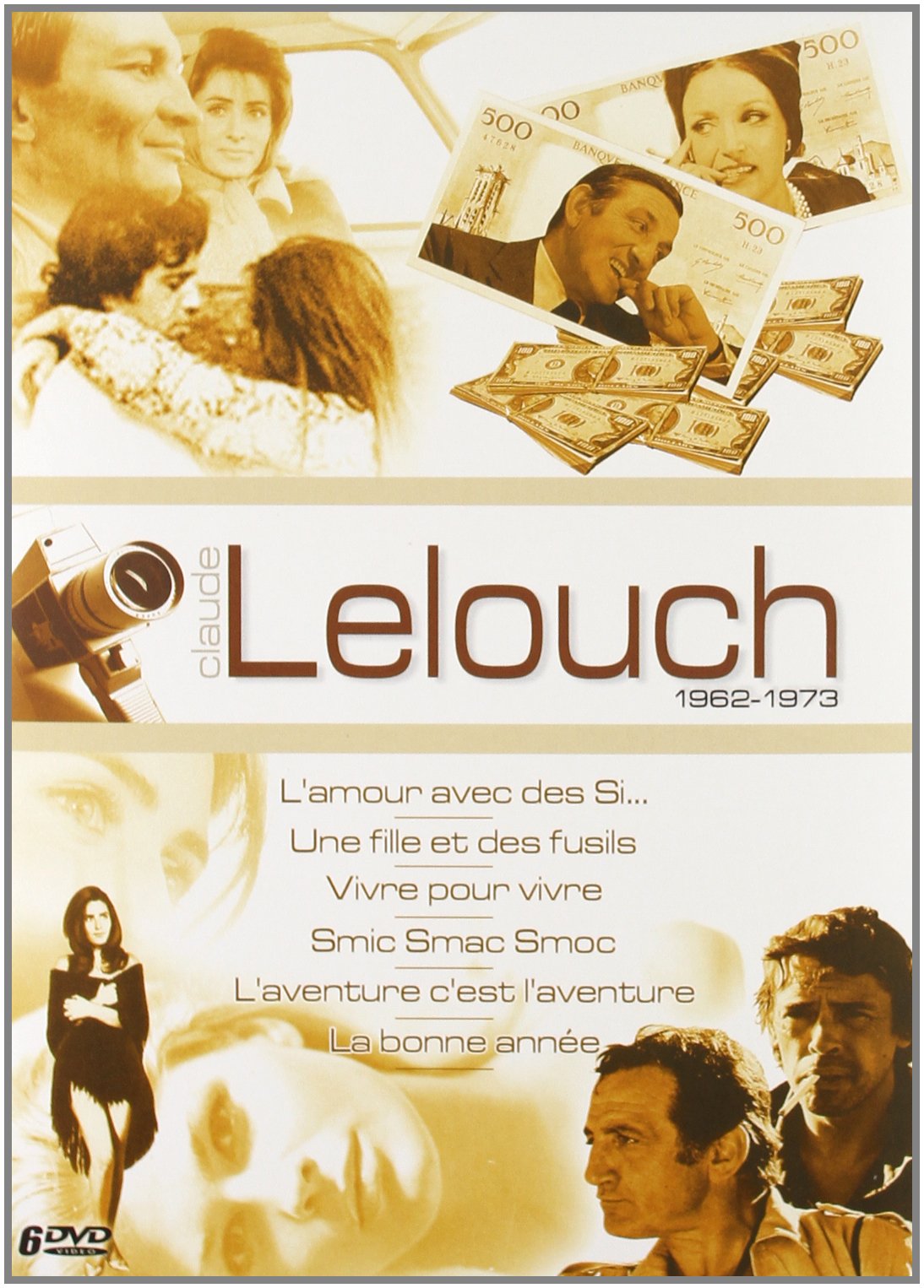 Coffret Claude Lelouch de 1962 à 1973 Films