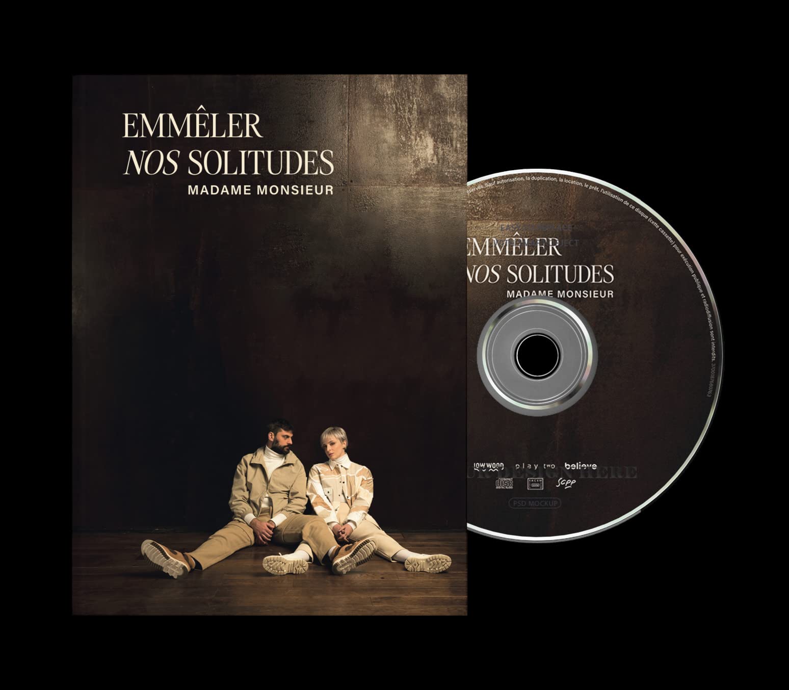 Emmêler Nos Solitudes Édition Collector Livre Disque Chanson française