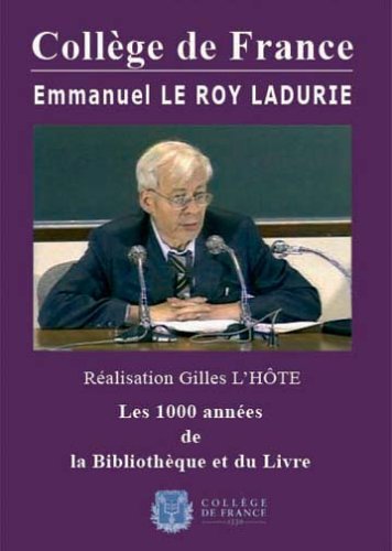Collège de France : emmanuel le roy ladurie Music