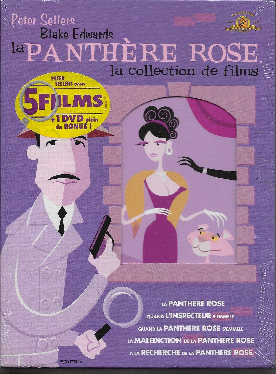 La Panthère Rose - Coffret Digipack Collector 6 DVD Films