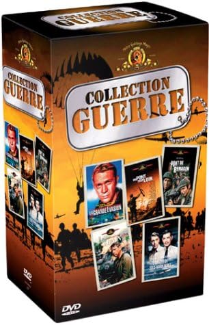 Coffret Guerre : La Grande évasion / Un pont trop loin / Le Pont de Remagen / Le Train / L'Odyssée du sous-marin Nerka - Édition 5 DVD Box sets