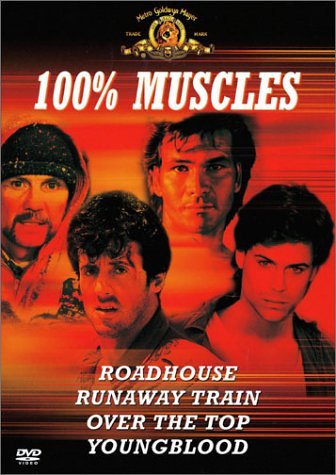 Coffret 100% muscles 4 DVD : Over The Top / Roadhouse / Youngblood / Runaway train Box sets