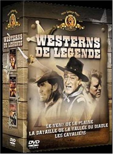 Coffret Westerns de légende 3 DVD : Les Cavaliers / Le Vent de la plaine / La Bataille de la vallée du diable Movies