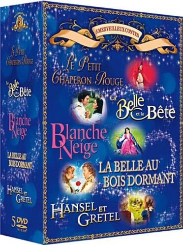 Contes merveilleux - coffret 5 DVD : Le petit chaperon rouge, La belle et la bête, Blanche neige, La belle au bois dormant, Hansel et gretel Movies