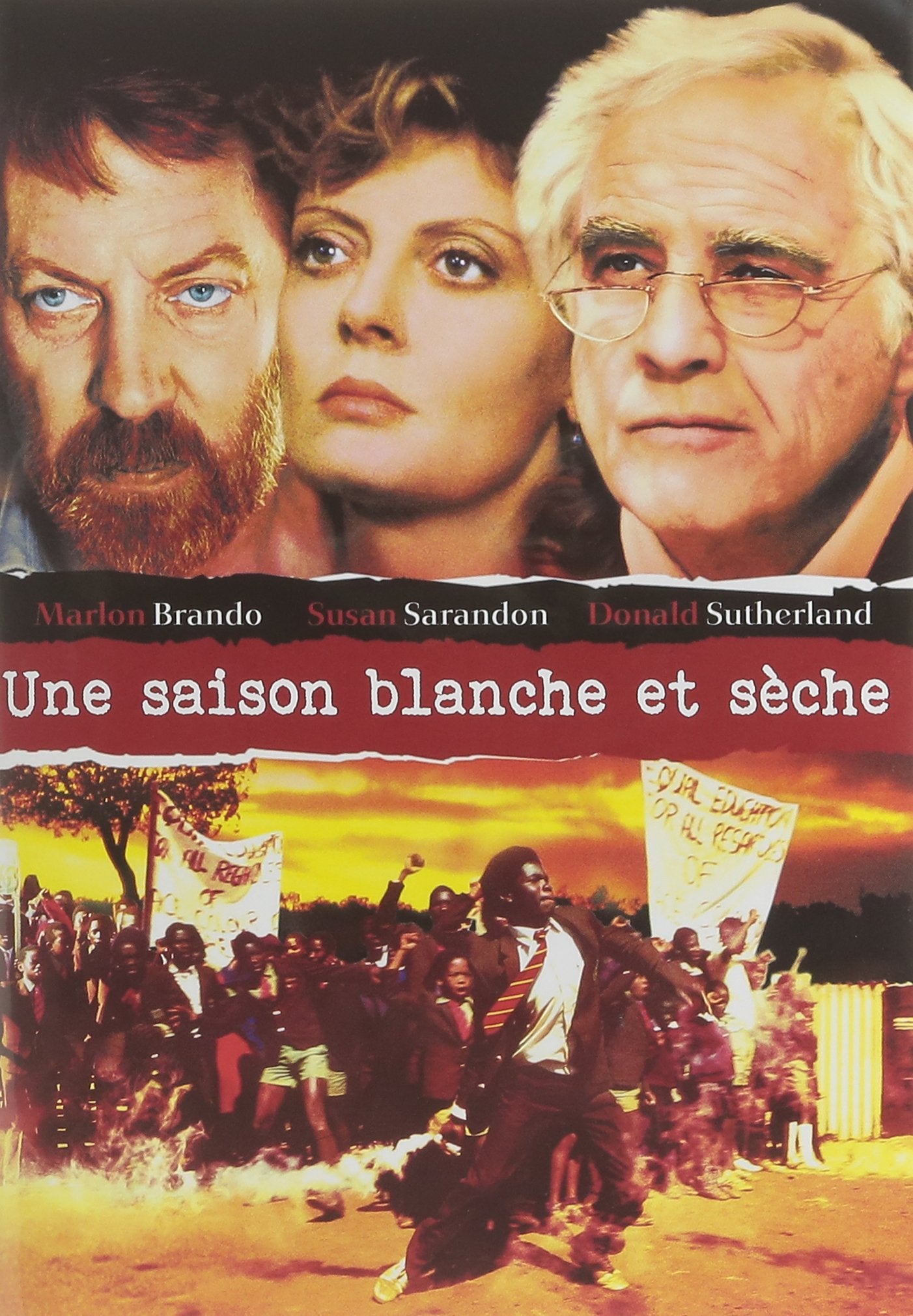 Une saison blanche et seche (1989) en VF - avec Donald Sutherland, Marlon Brando, Jürgen Prochnow, Movies